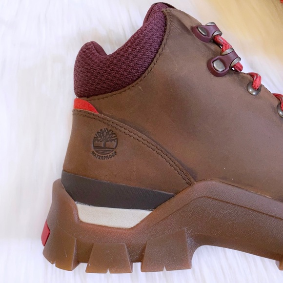 Timberland Women’s Jenness Falls Waterproof Hiker Boots In Brown - Picture 7 of 8
